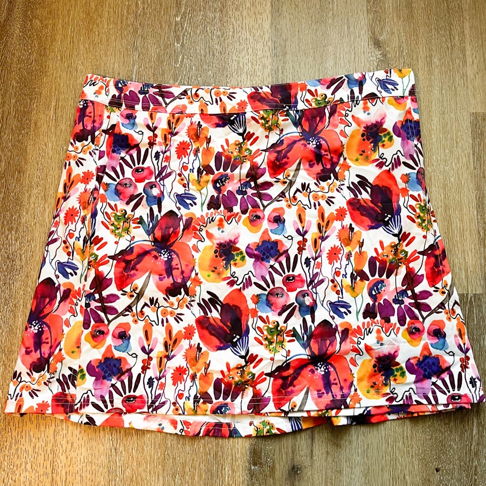 Rip Skirt Hawaii Size XL Floral Print Hawaiian